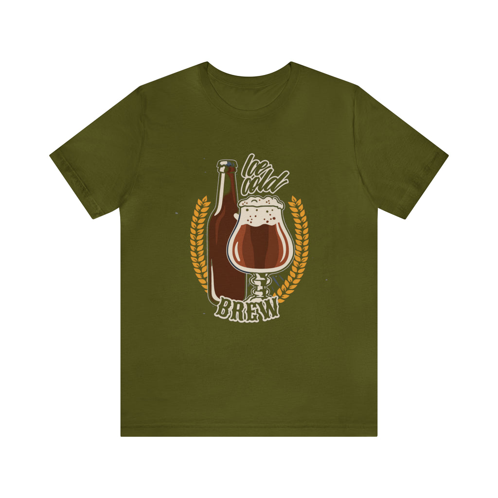 Ice Cold Brew Beer Shirt | Drink Beer Unisex T-Shirt