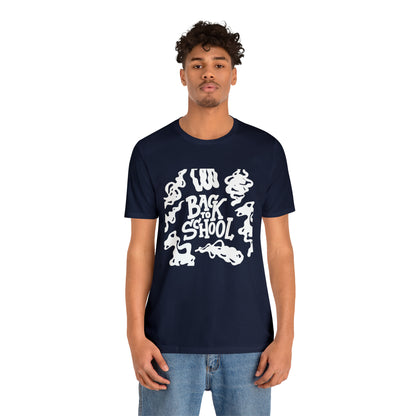 Back to School Ink Shirt | Black and White School Unisex T-Shirt