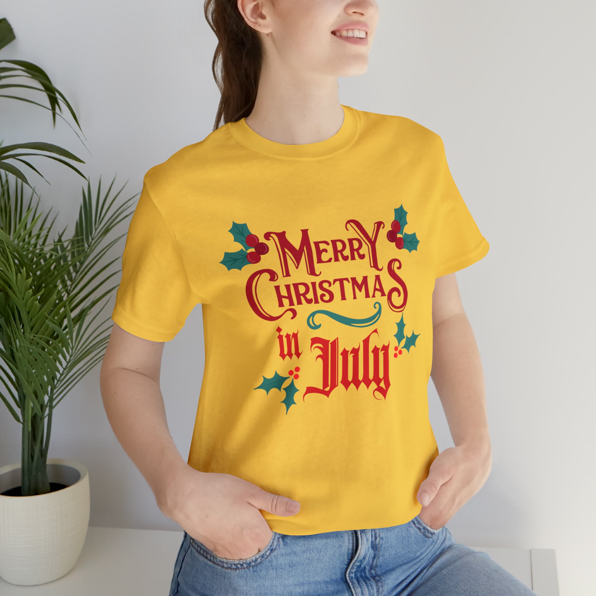 Merry Christmas in July Shirt | Christmas in July Statement T-Shirt