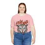 Stay Wild Unisex T-shirt Cougar Leopard Fun Ambitious Shirt Cat Lady Shirt