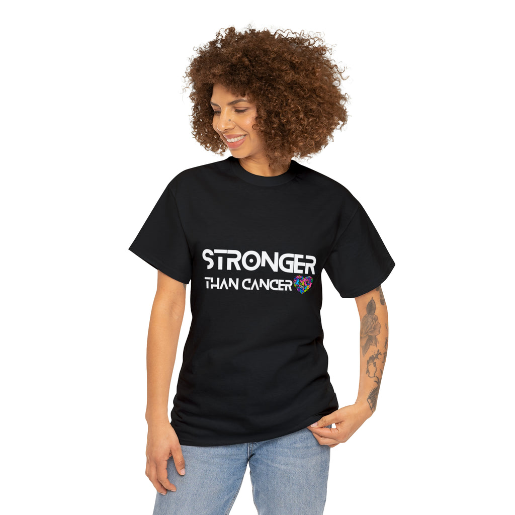 Stronger Than Cancer Shirt | Cancer Warrior Support Unisex T-Shirt