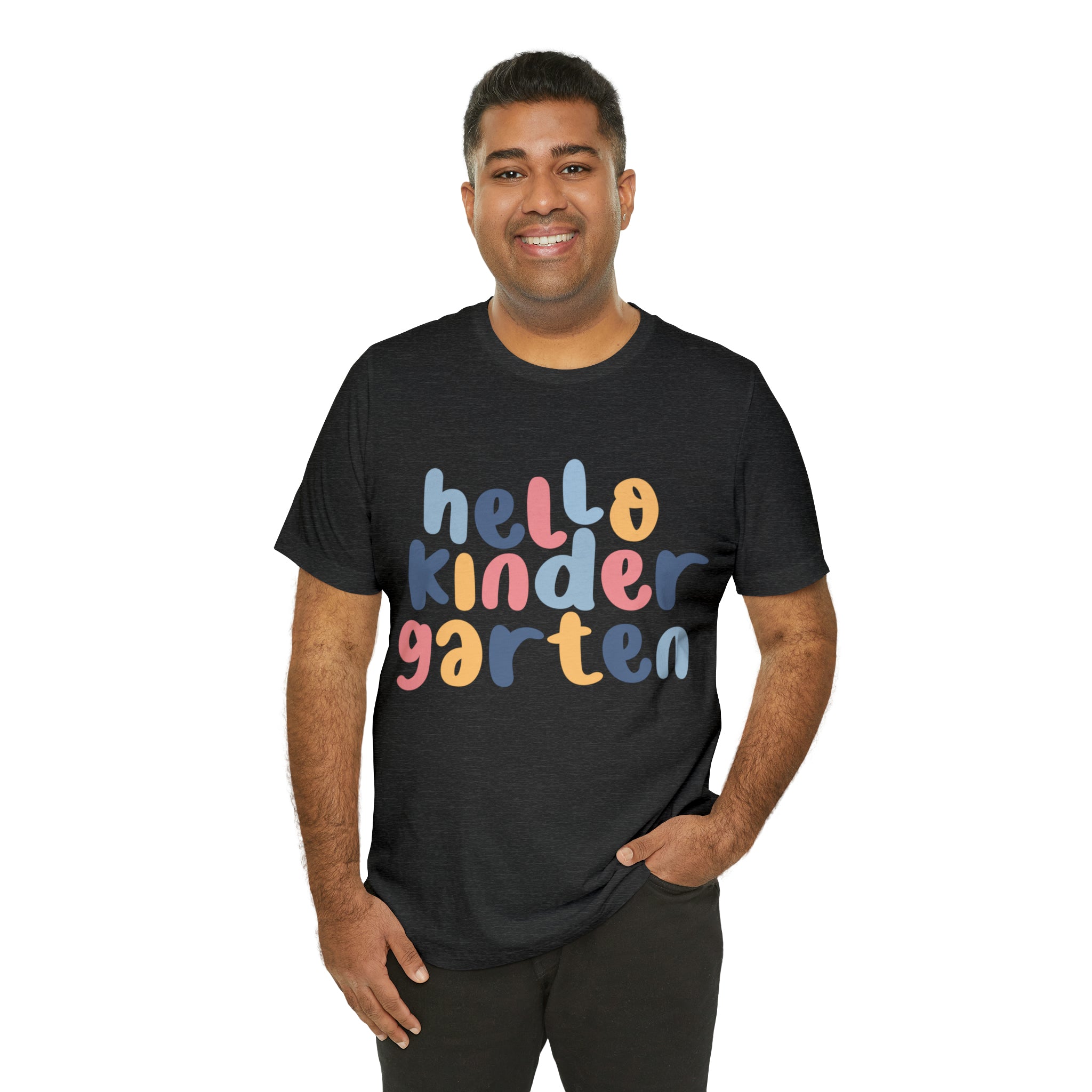 Hello Kindergarten School Shirt | First day of School Unisex T-Shirt