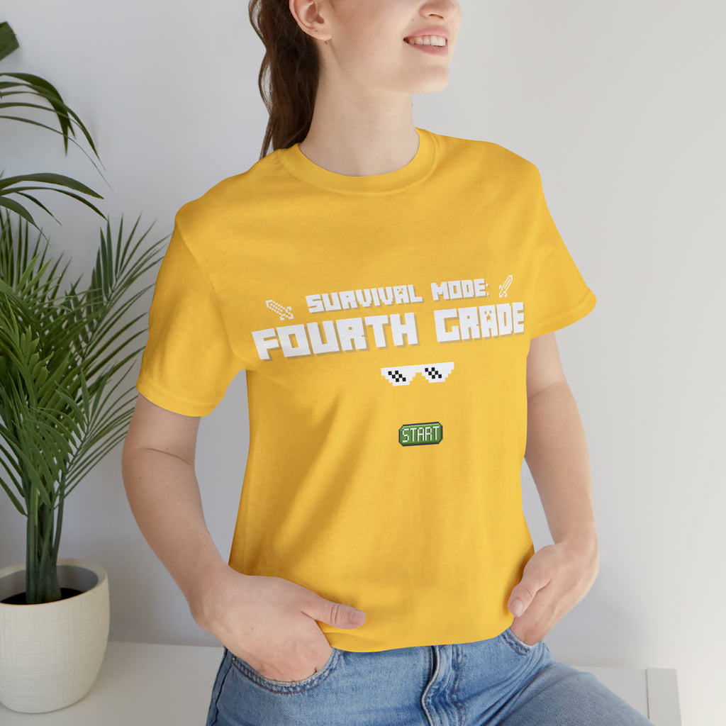 Fourth Grade Survival Mode | Minecraft Unisex T-Shirt