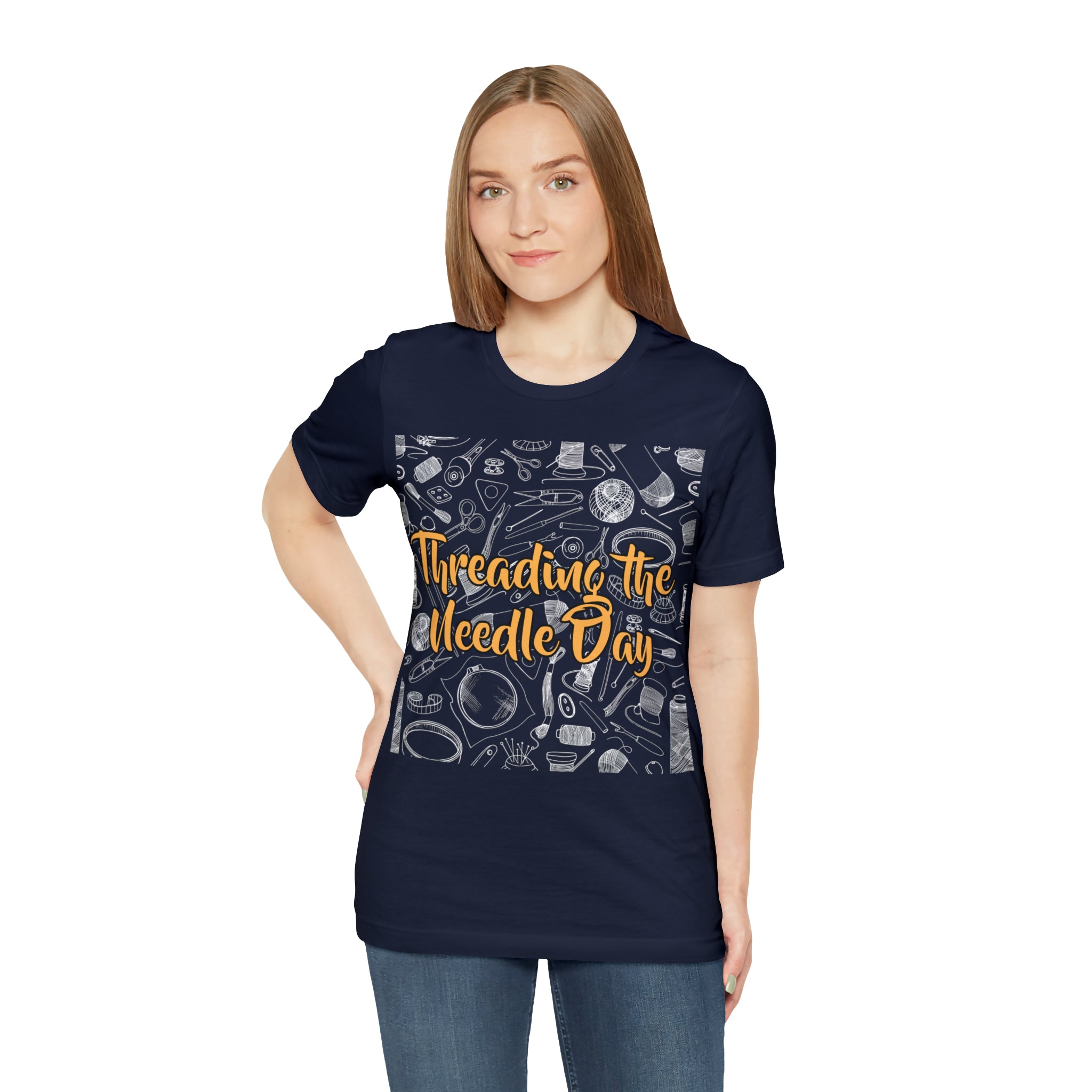 Threading the Needle Day Shirt | Tailor Sewing Unisex T-Shirt