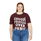 Prayer Over Panic Unisex Shirt | Religious Shirt for Prayers