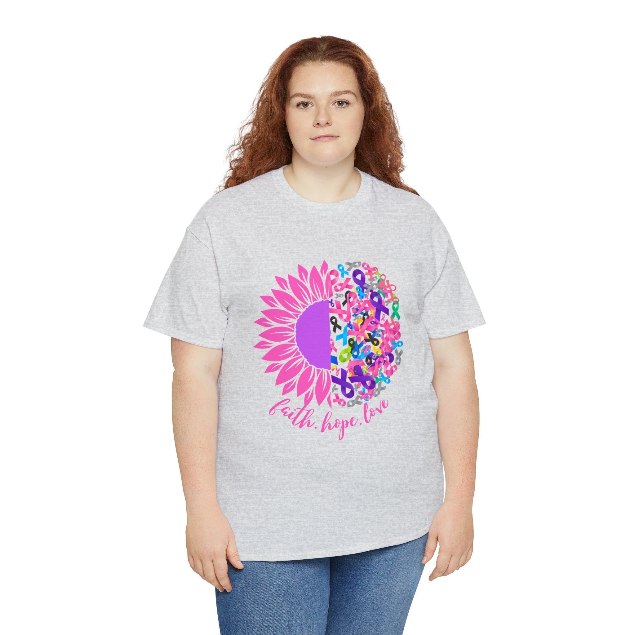 Faith Hope Love Shirt | Cancer Warrior Support Unisex T-Shirt