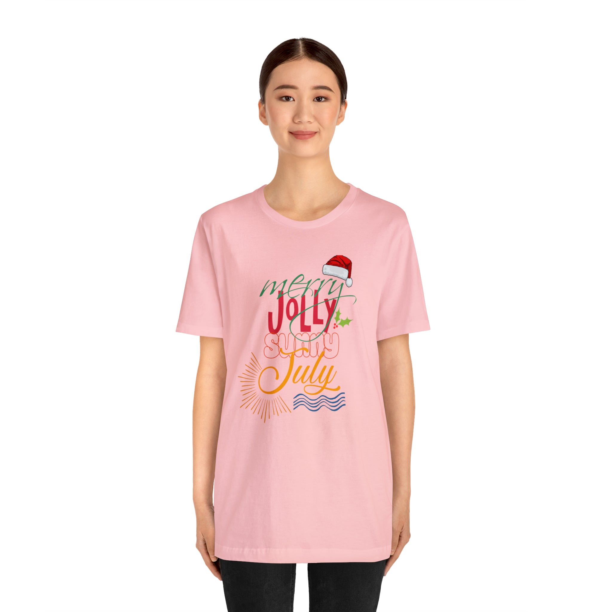 Merry Sunny July Shirt | Christmas in July Statement T-Shirt