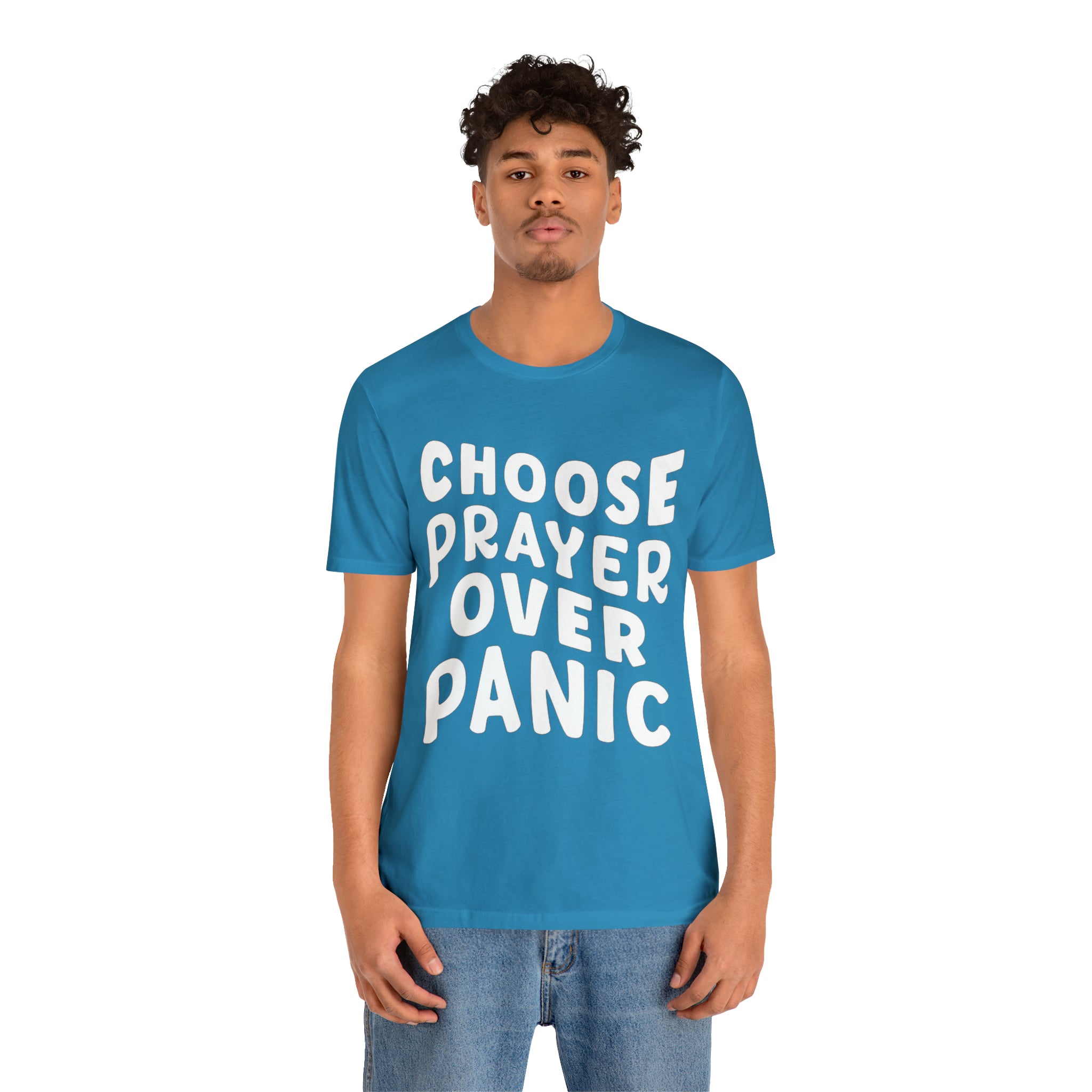 Prayer Over Panic Unisex Shirt | Religious Shirt for Prayers