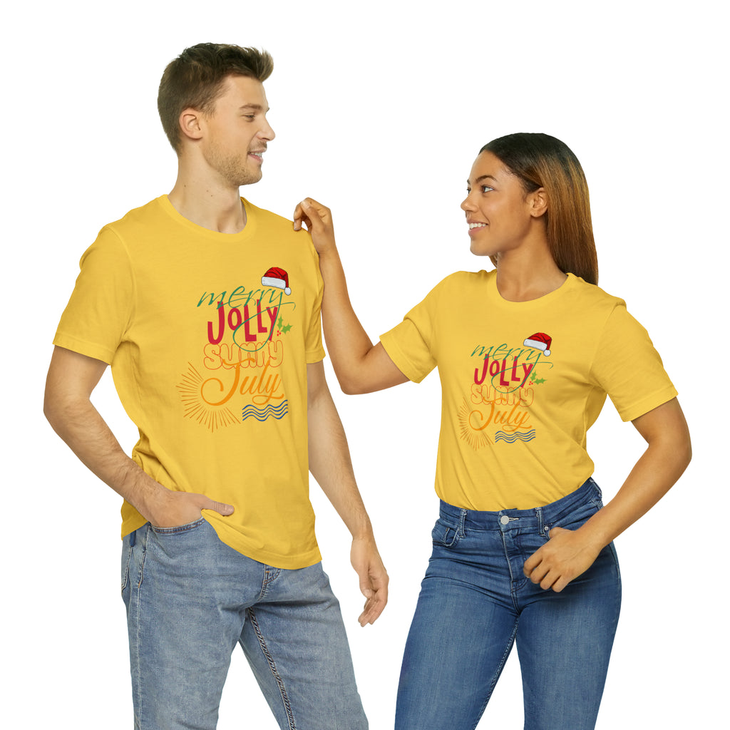 Merry Sunny July Shirt | Christmas in July Statement T-Shirt