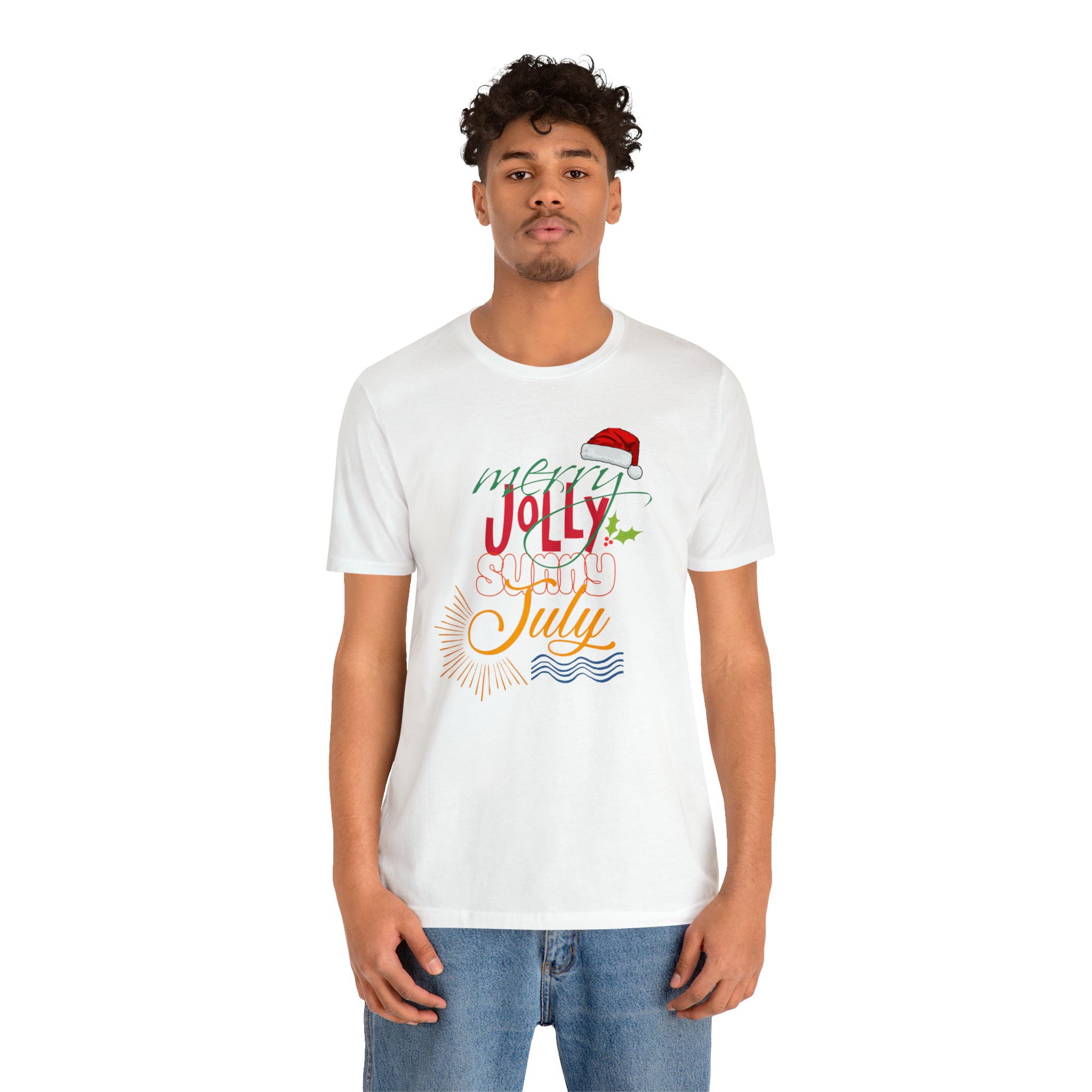 Merry Sunny July Shirt | Christmas in July Statement T-Shirt
