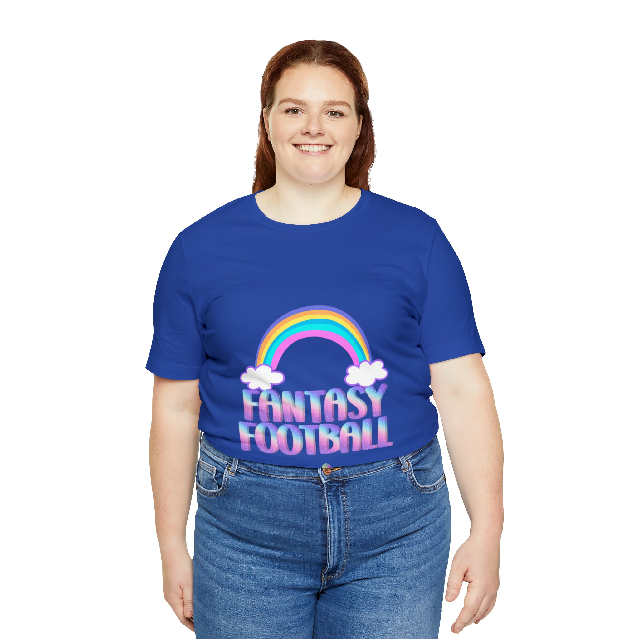 Cute Fantasy Football Shirt | Pink Cute Fantasy Football Unisex T-Shirt