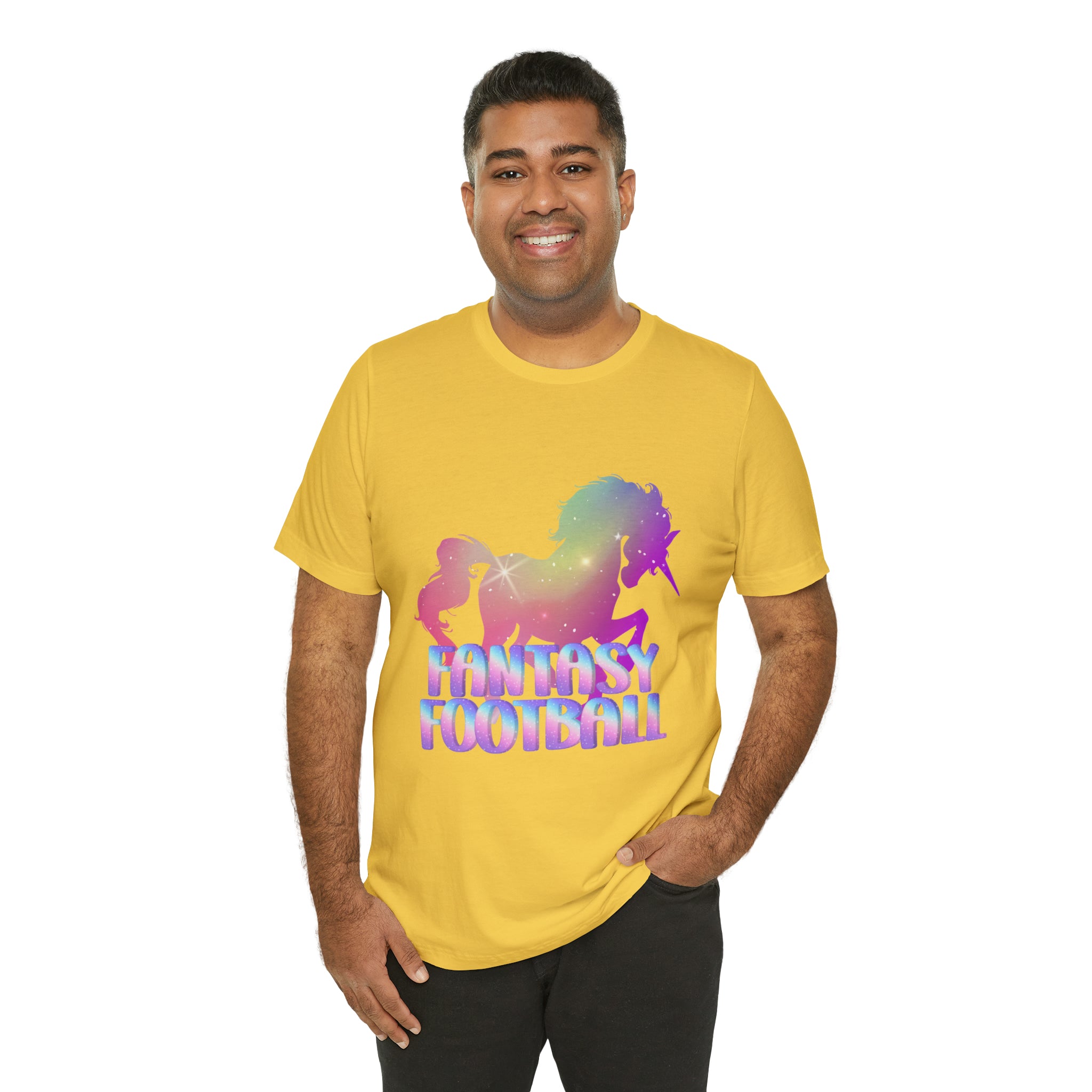 Fantasy Football Pink Shirt | Unicorn Fantasy Football Unisex T-Shirt