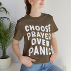 Prayer Over Panic Unisex Shirt | Religious Shirt for Prayers