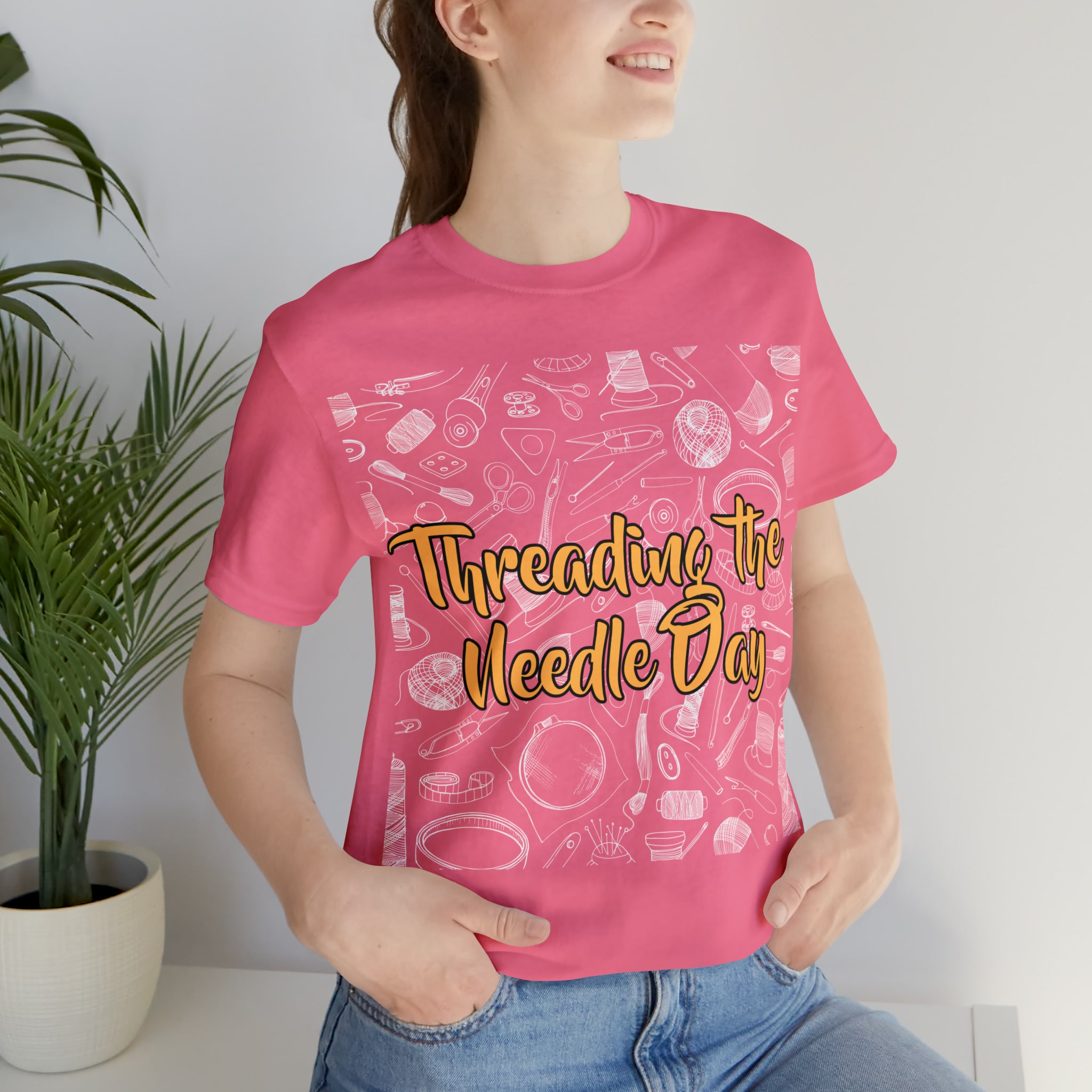 Threading the Needle Day Shirt | Tailor Sewing Unisex T-Shirt