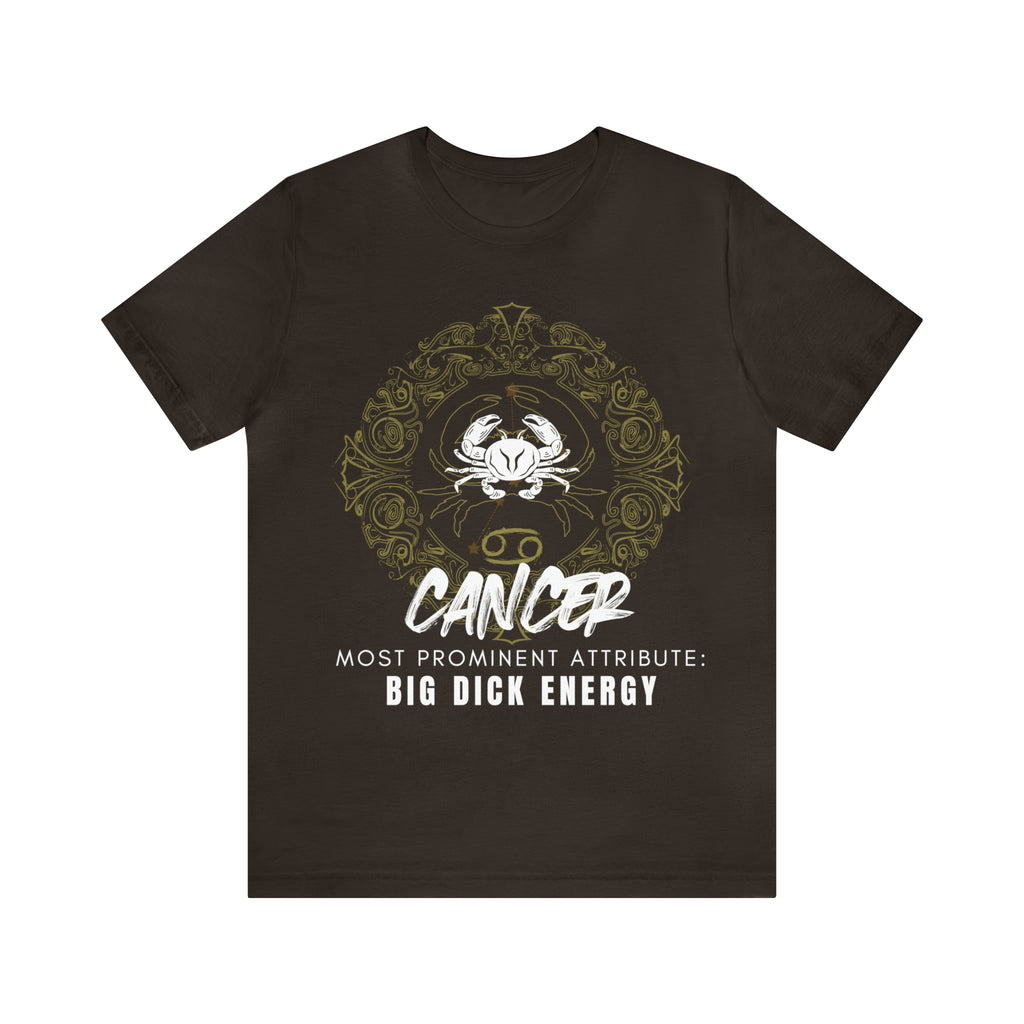 Cancer Zodiac Big Dick Energy Shirt | Zodiac Sign Statement T-Shirt