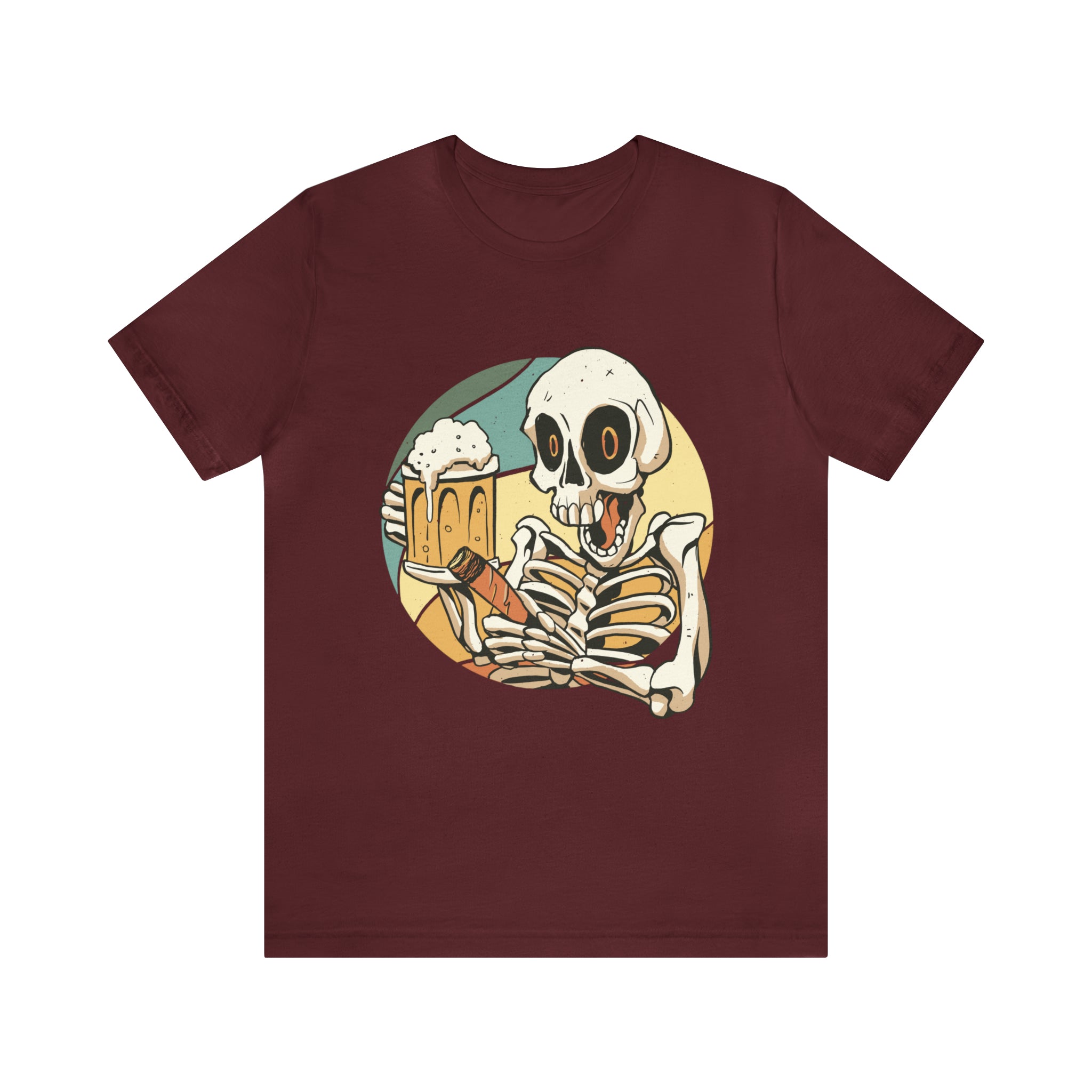 Skeleton Beer Shirt | Drink Beer Unisex T-Shirt