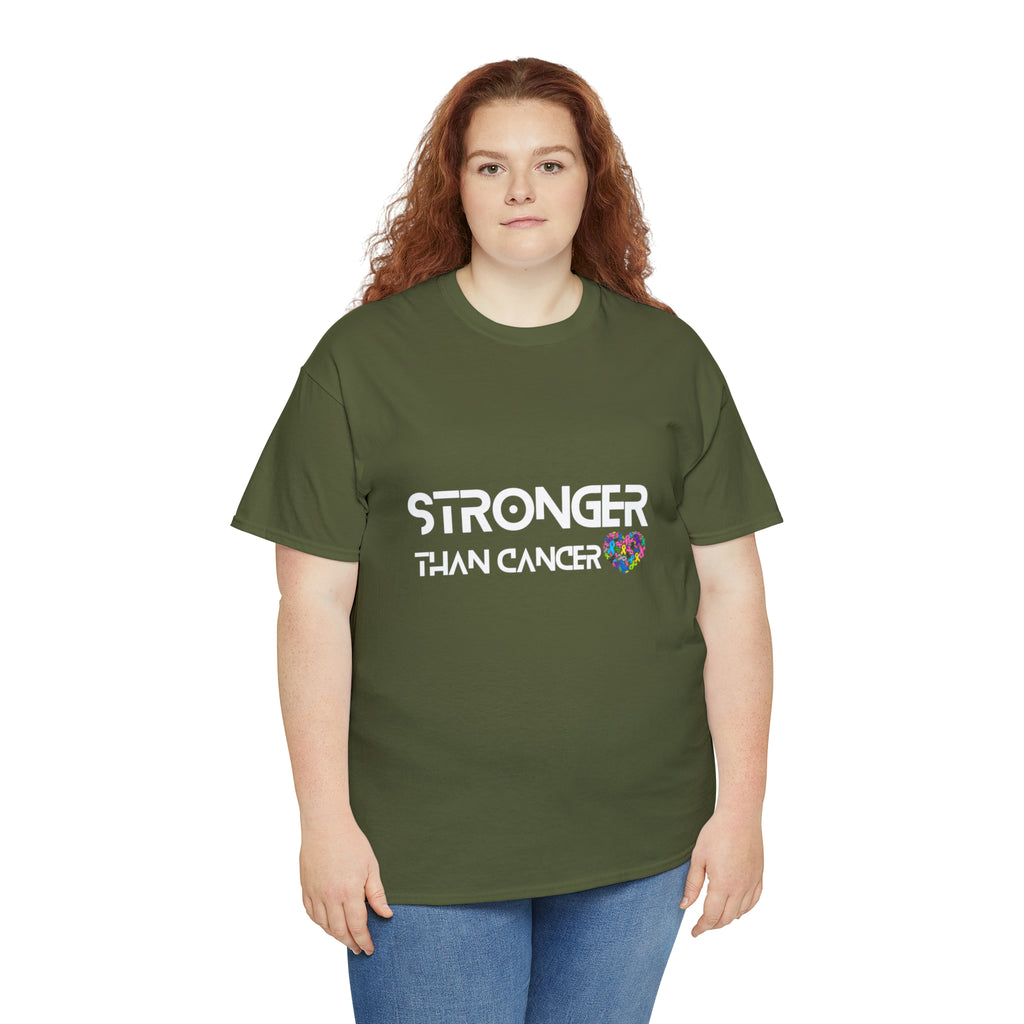 Stronger Than Cancer Shirt | Cancer Warrior Support Unisex T-Shirt