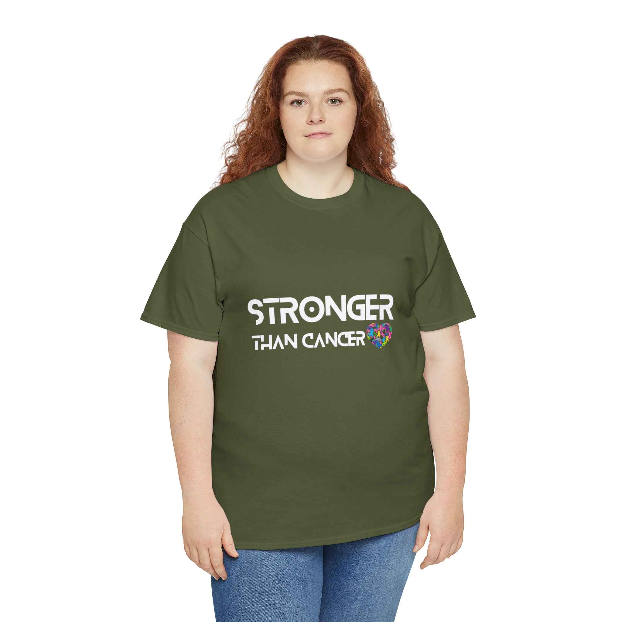 Stronger Than Cancer Shirt | Cancer Warrior Support Unisex T-Shirt