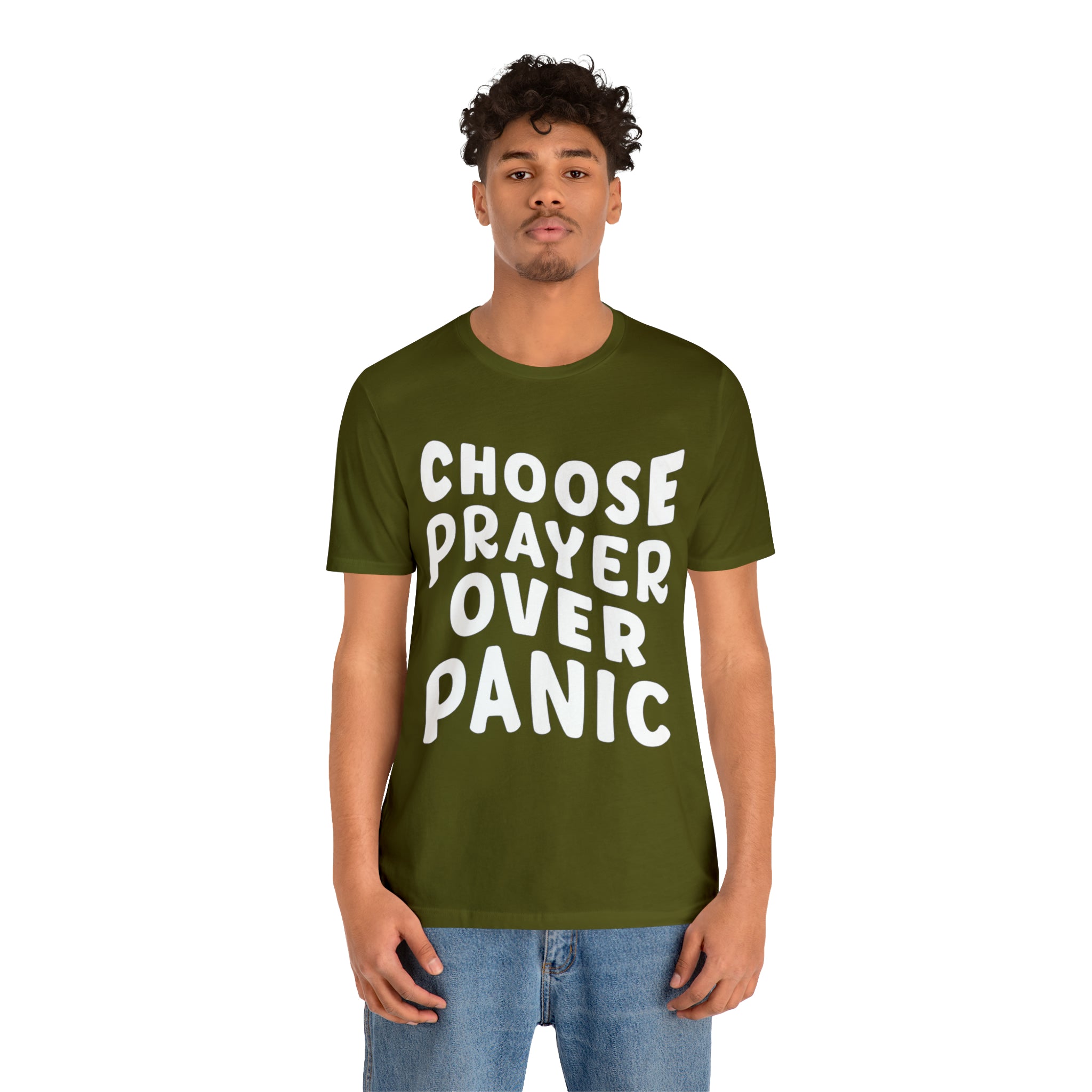 Prayer Over Panic Unisex Shirt | Religious Shirt for Prayers