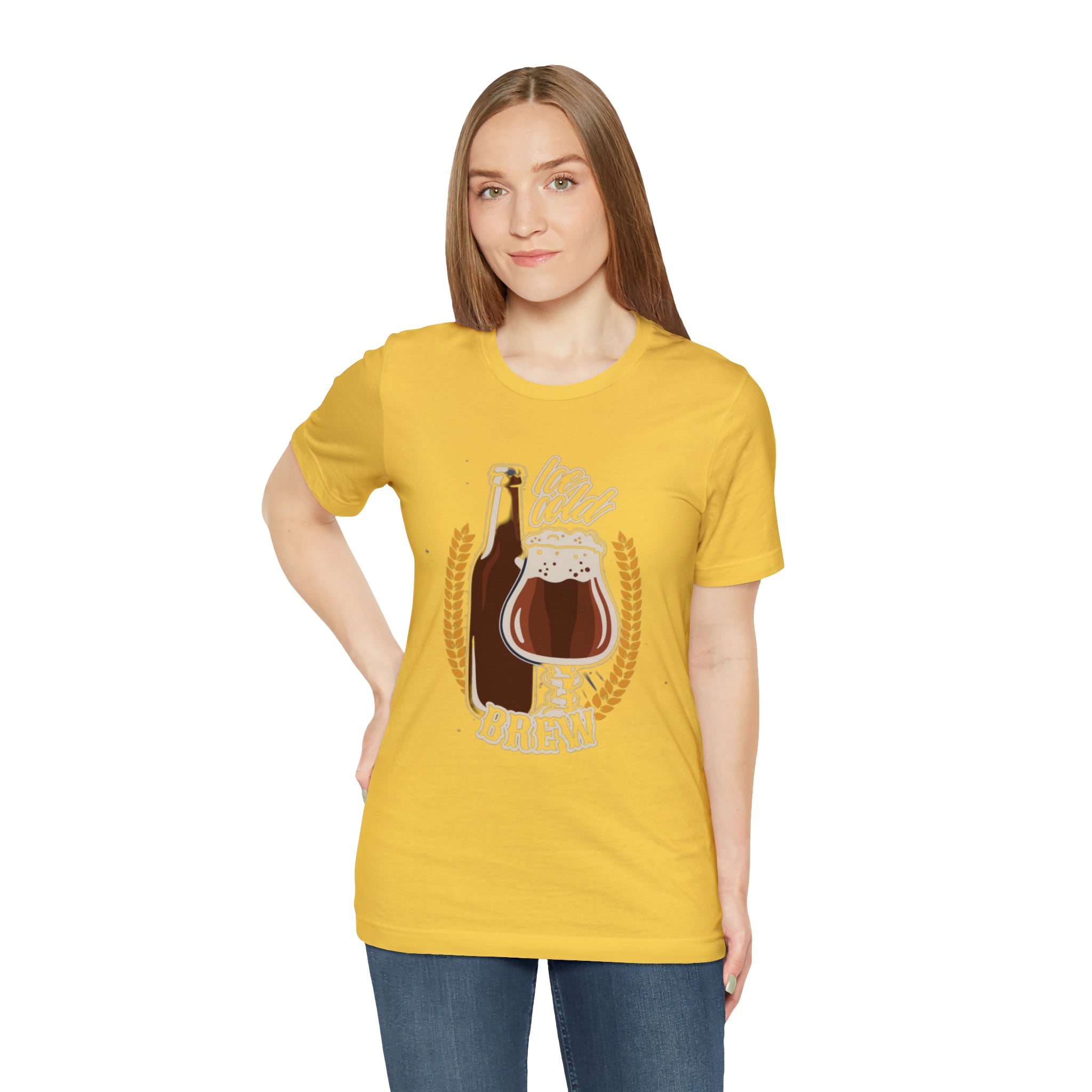 Ice Cold Brew Beer Shirt | Drink Beer Unisex T-Shirt