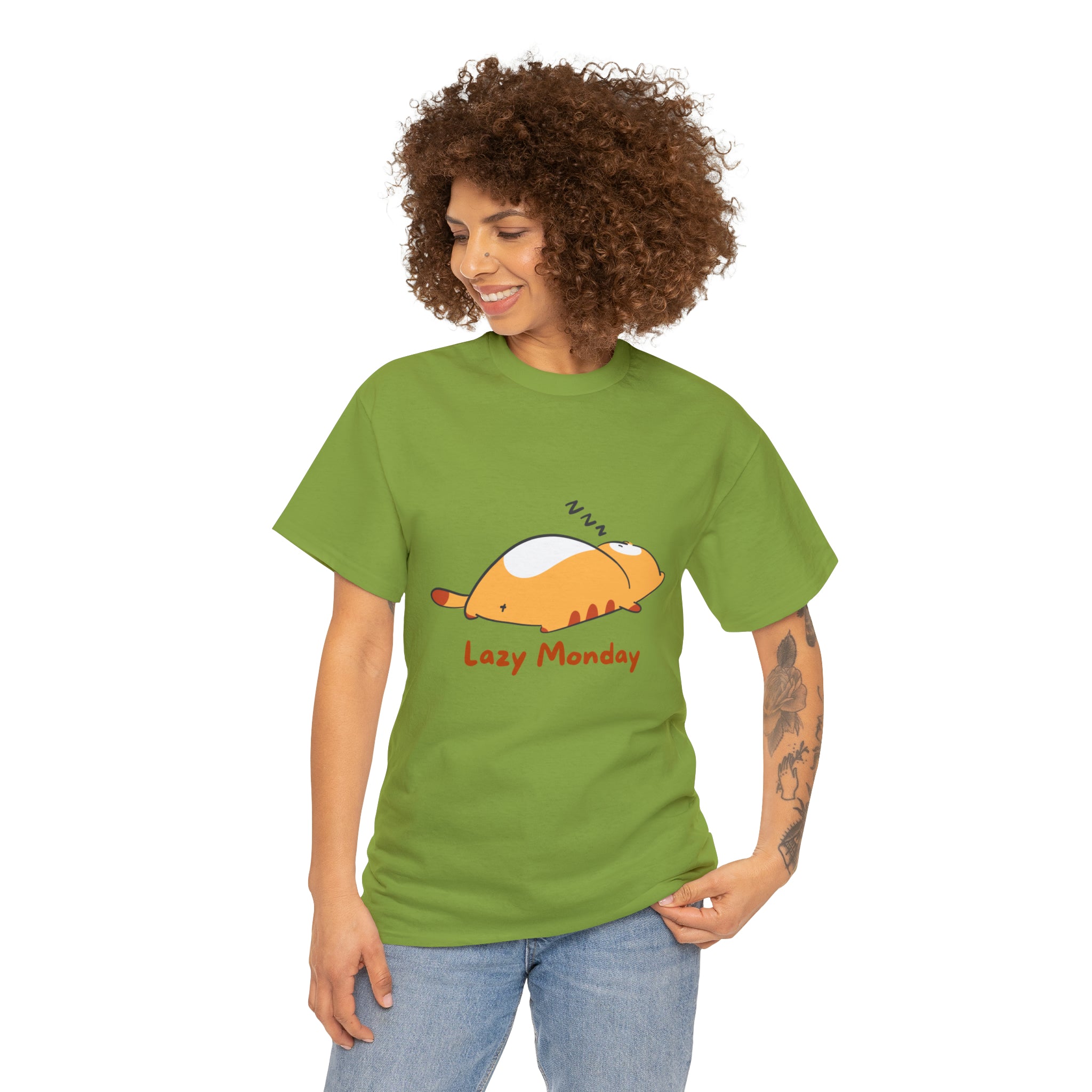 Lazy Monday Shirt | Cat Lover T-Shirt