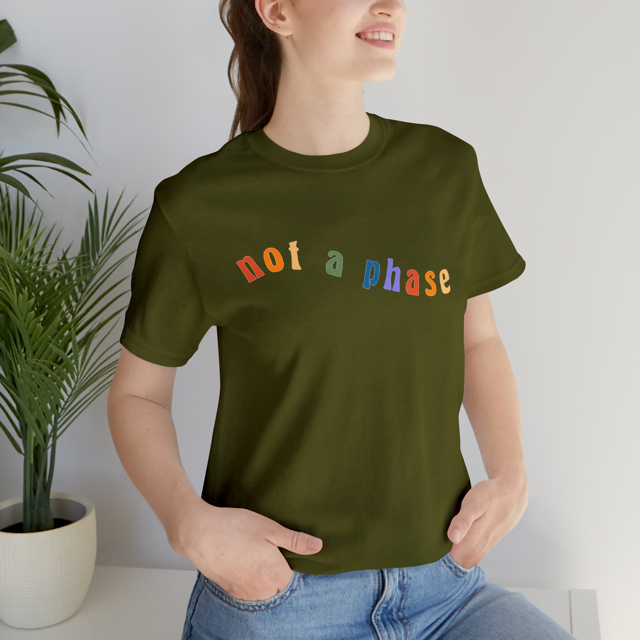 Not A Phase LGBTQIA+ Unisex Shirt | Not A Phase Rainbow Gay Pride Shirt