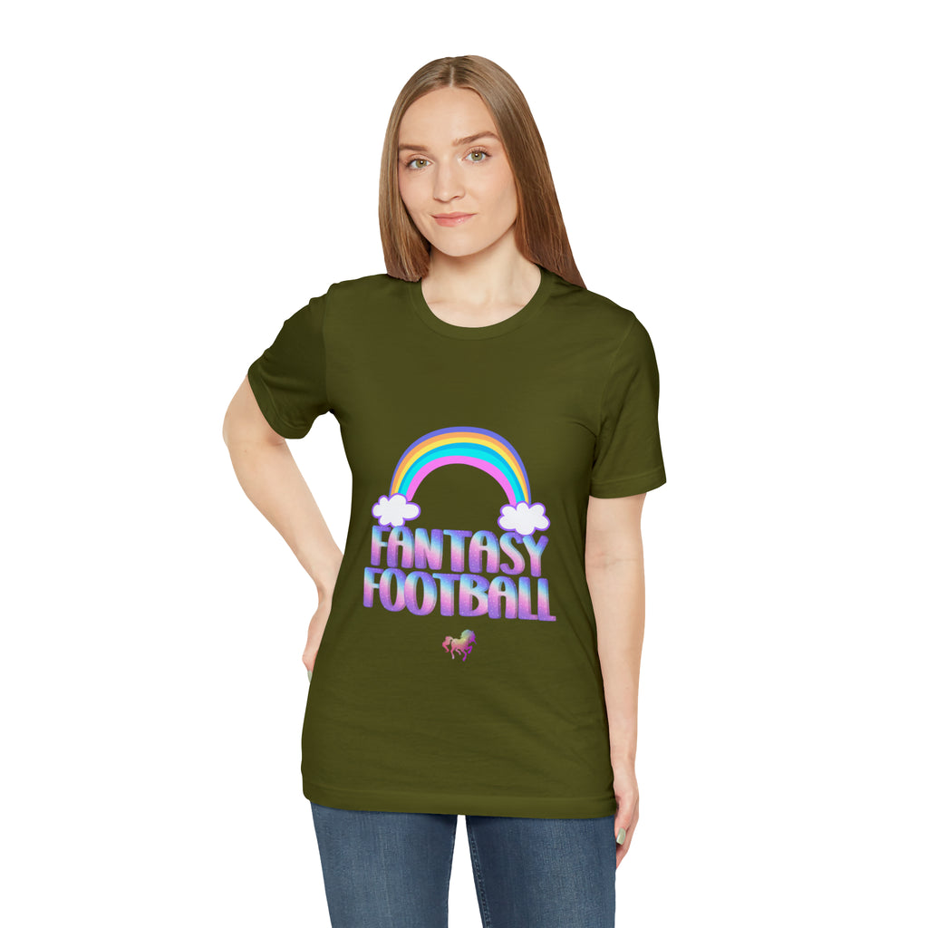 Cute Fantasy Football Shirt | Pink Cute Fantasy Football Unisex T-Shirt