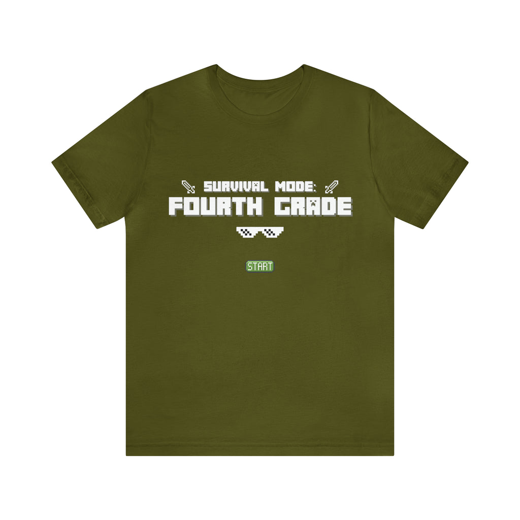Fourth Grade Survival Mode | Minecraft Unisex T-Shirt
