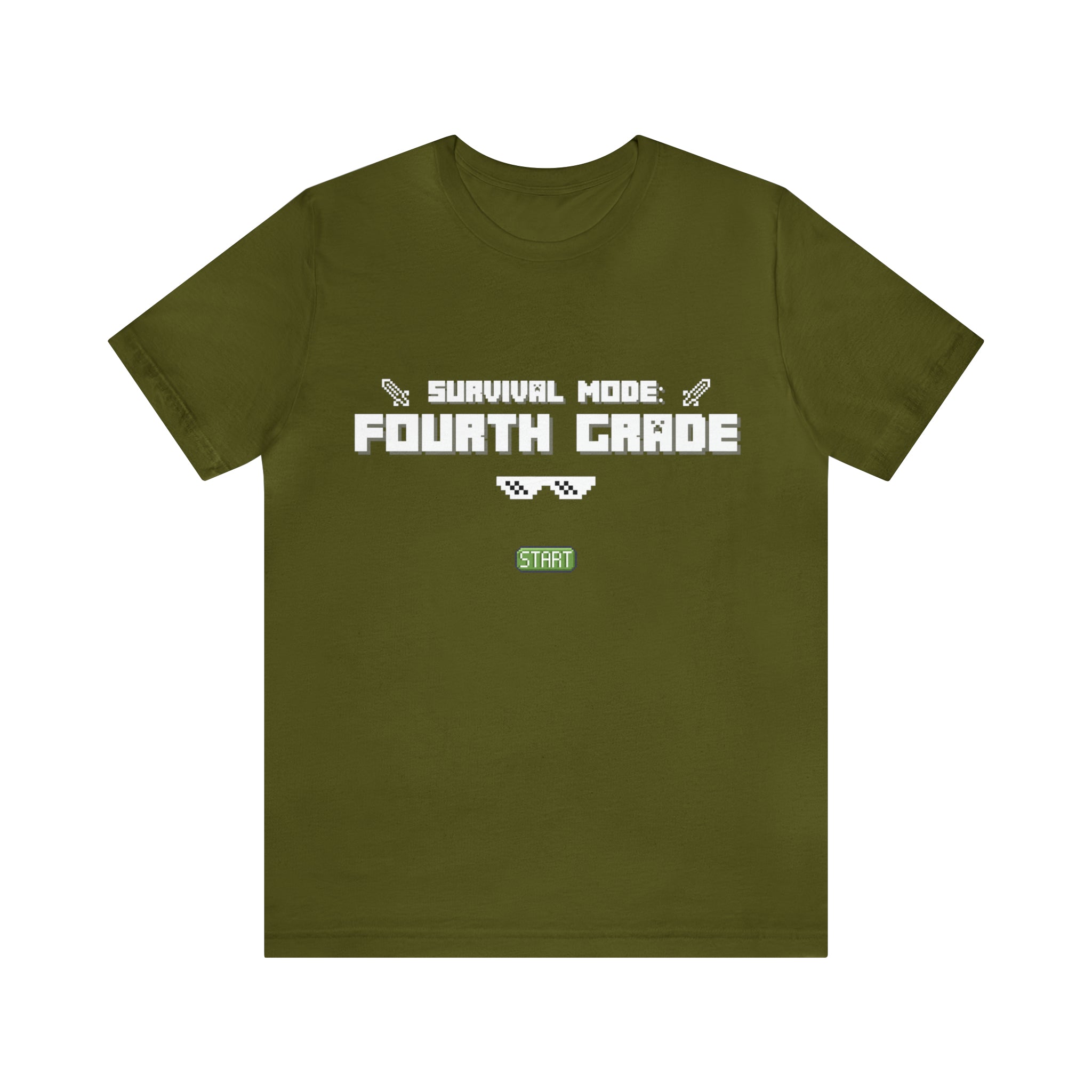 Fourth Grade Survival Mode | Minecraft Unisex T-Shirt