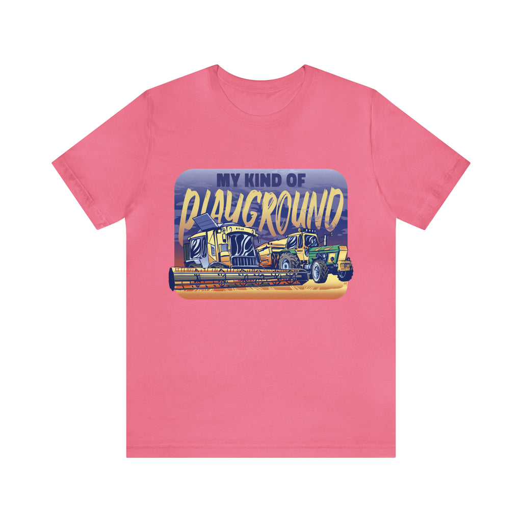 Tractor Farmer Playground Shirt | Tractor Enthusiast Unisex T-Shirt