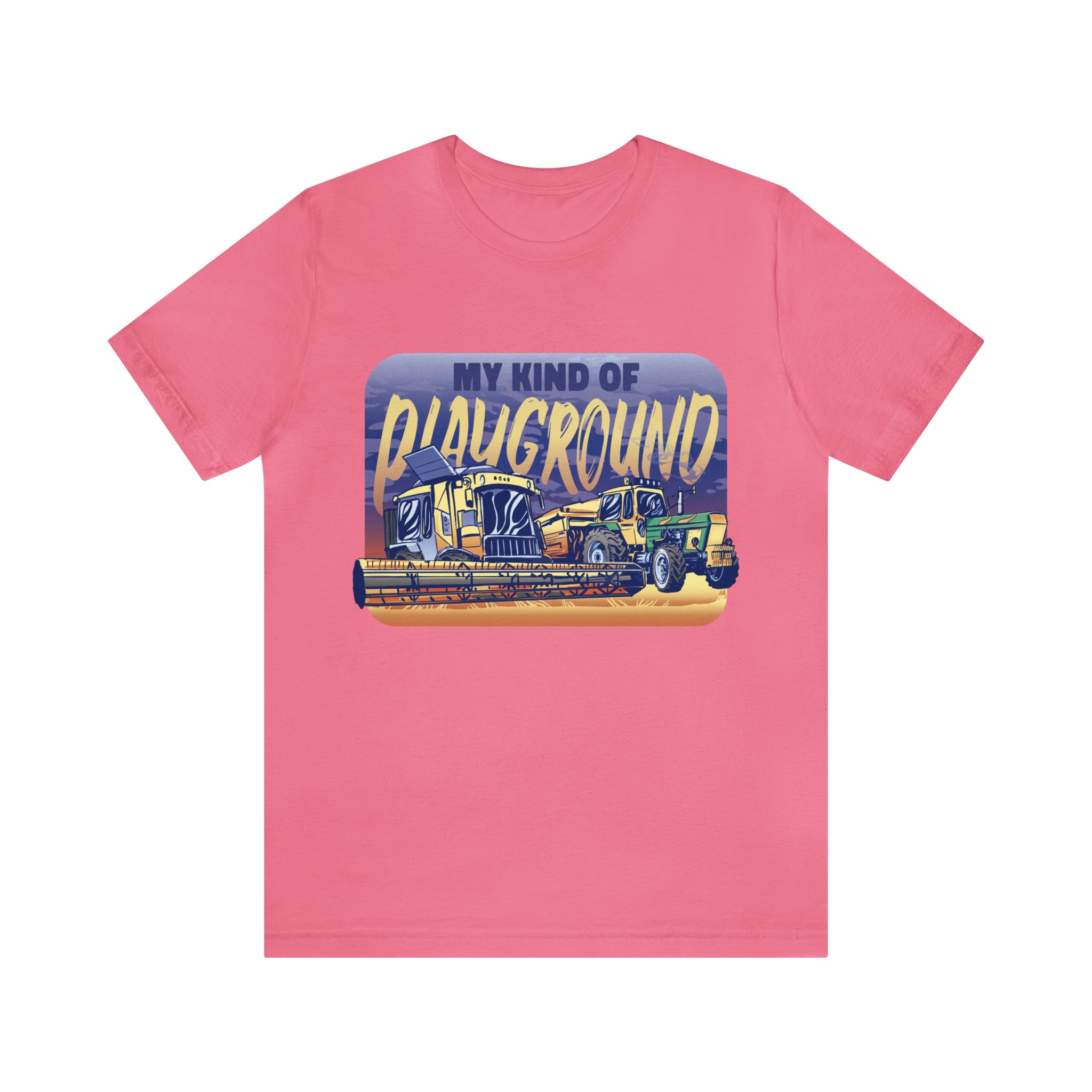 Tractor Farmer Playground Shirt | Tractor Enthusiast Unisex T-Shirt