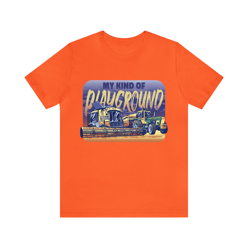 Tractor Farmer Playground Shirt | Tractor Enthusiast Unisex T-Shirt