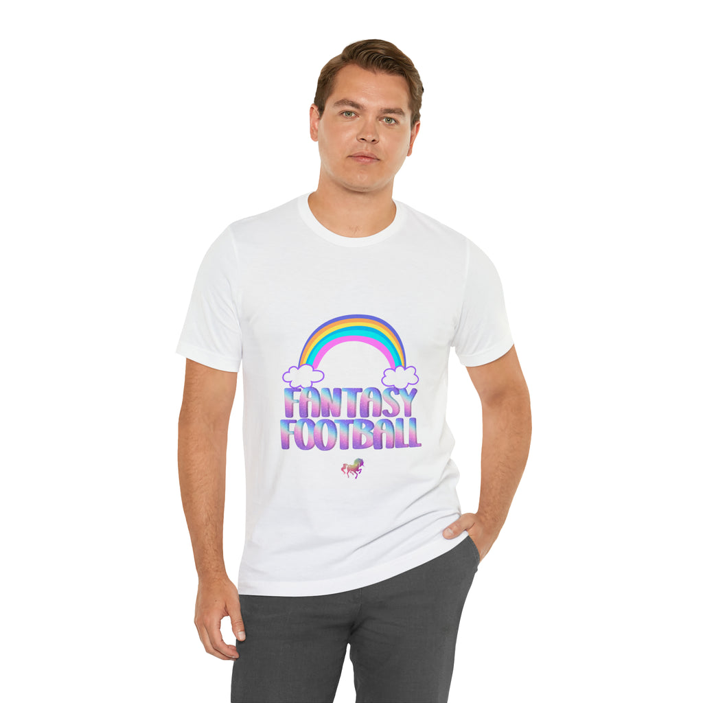 Cute Fantasy Football Shirt | Pink Cute Fantasy Football Unisex T-Shirt