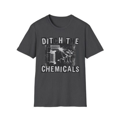 Ditch The Chemicals T‑Shirt — Vintage Eco-Friendly Protest Tee