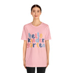 Hello Kindergarten School Shirt | First day of School Unisex T-Shirt