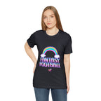 Cute Fantasy Football Shirt | Pink Cute Fantasy Football Unisex T-Shirt
