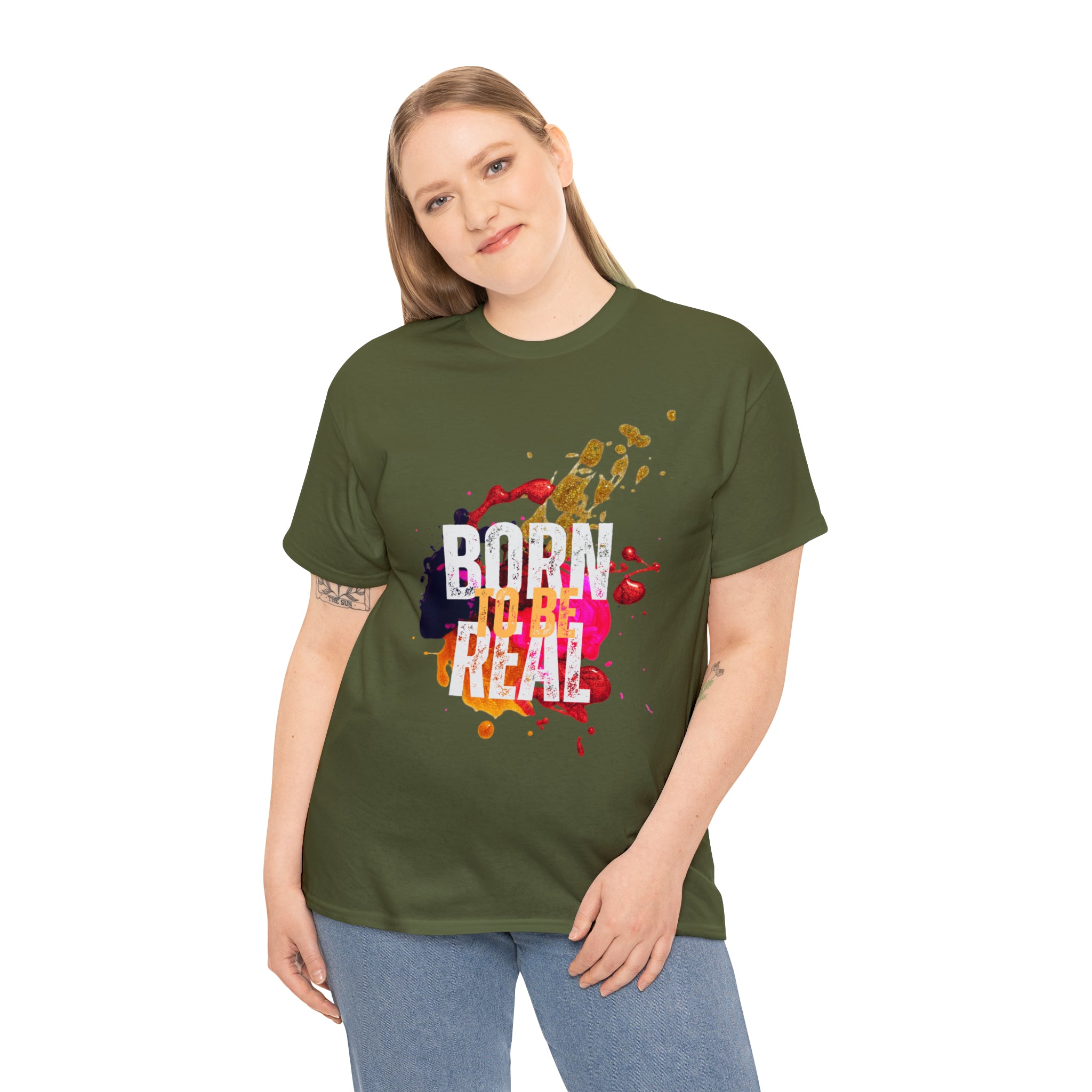 Born To Be Real  | Genuine Spirit Unisex Statement Tee