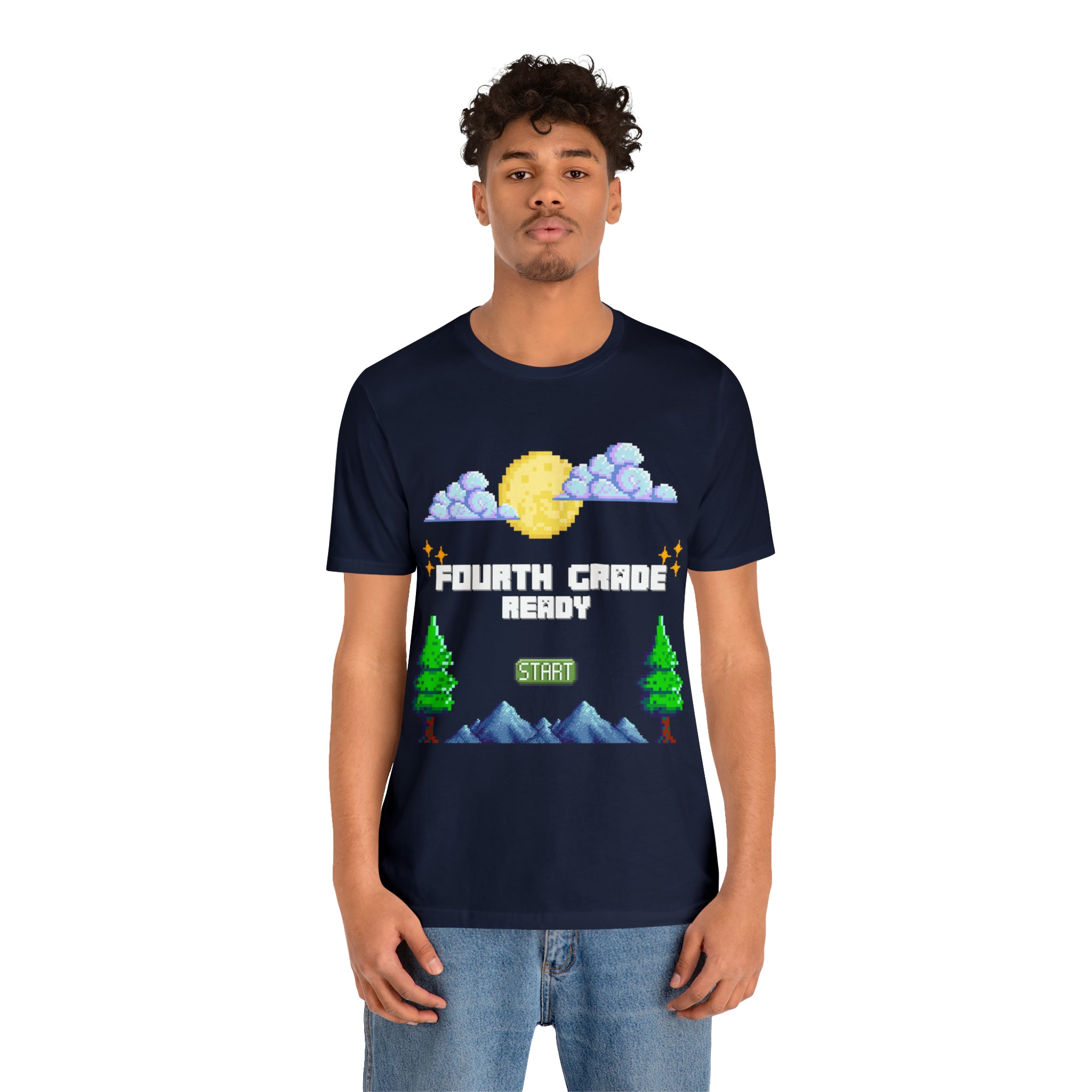 Fourth Grade Ready Pixel Shirt | Minecraft Unisex T-Shirt