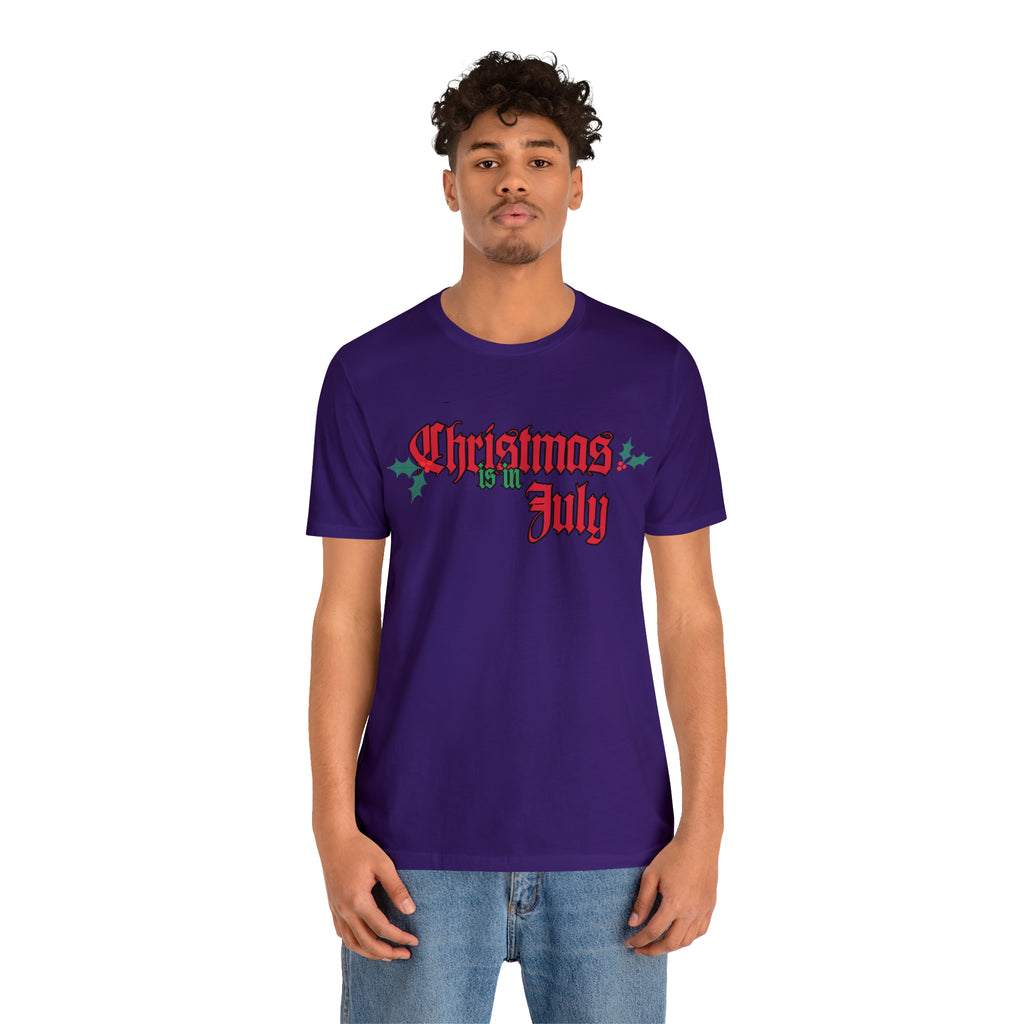 Christmas is in July Shirt | Christmas in July Statement T-Shirt