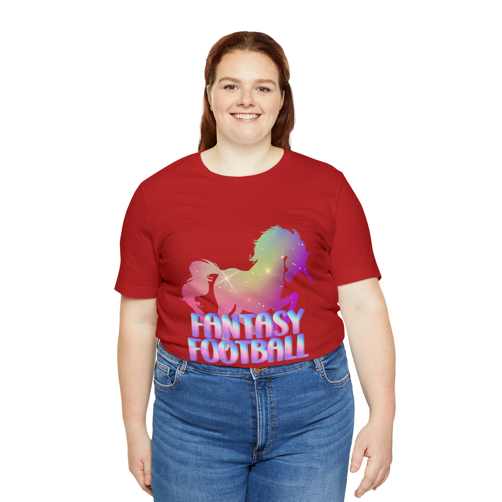 Fantasy Football Pink Shirt | Unicorn Fantasy Football Unisex T-Shirt