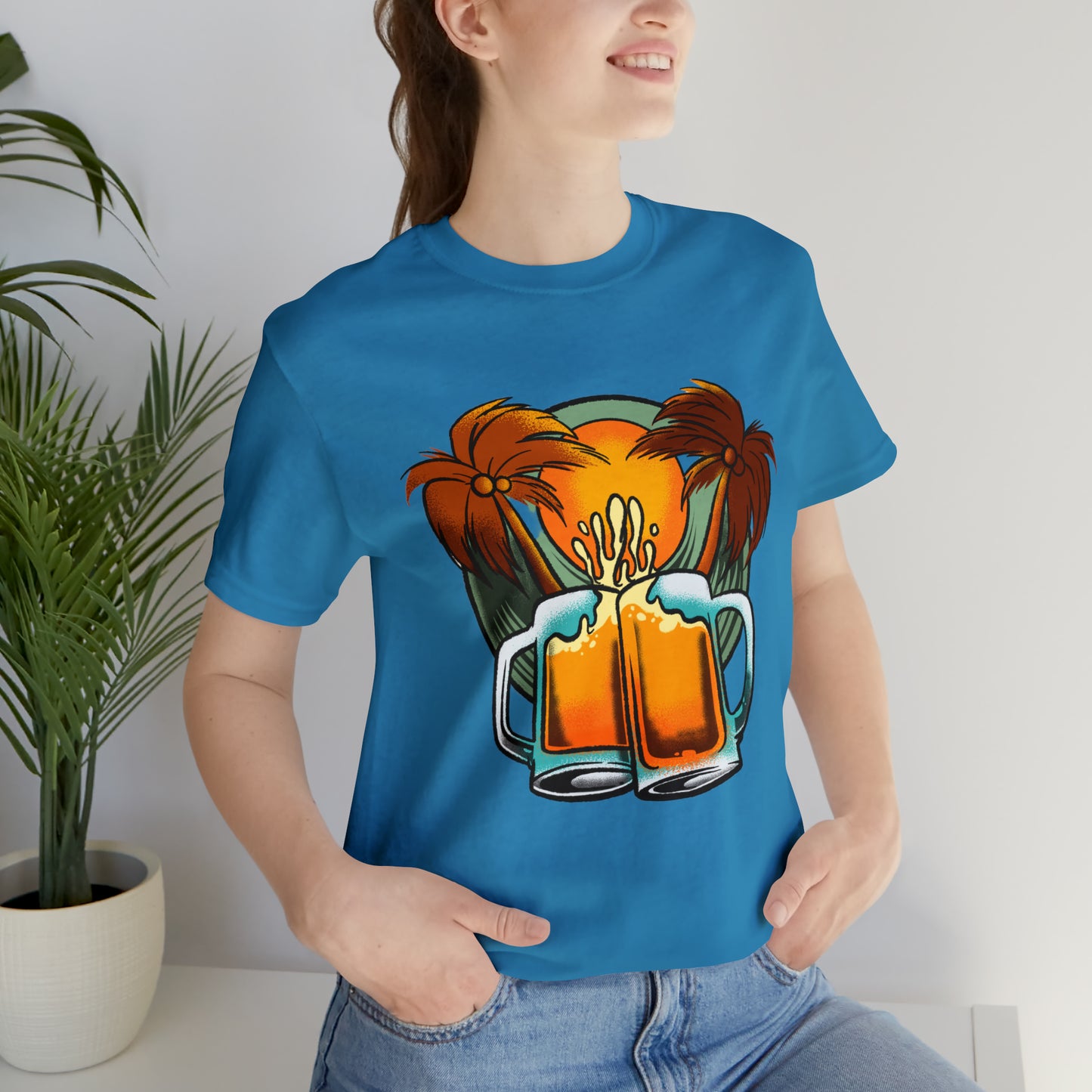 Beer Day Beach Day Shirt | Drink Beer Unisex T-Shirt