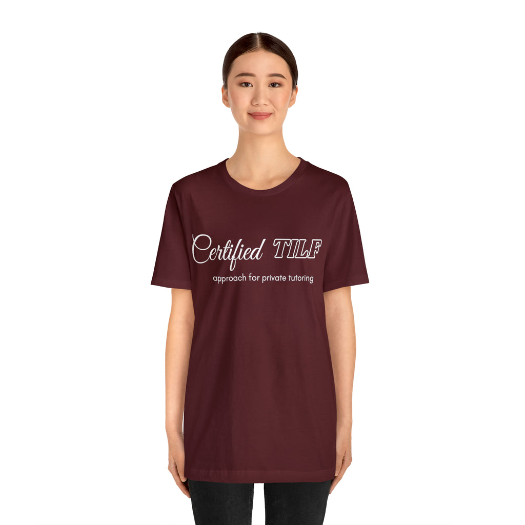 Certified TILF Shirt | Funny Private Tutoring TILF Unisex T-Shirt