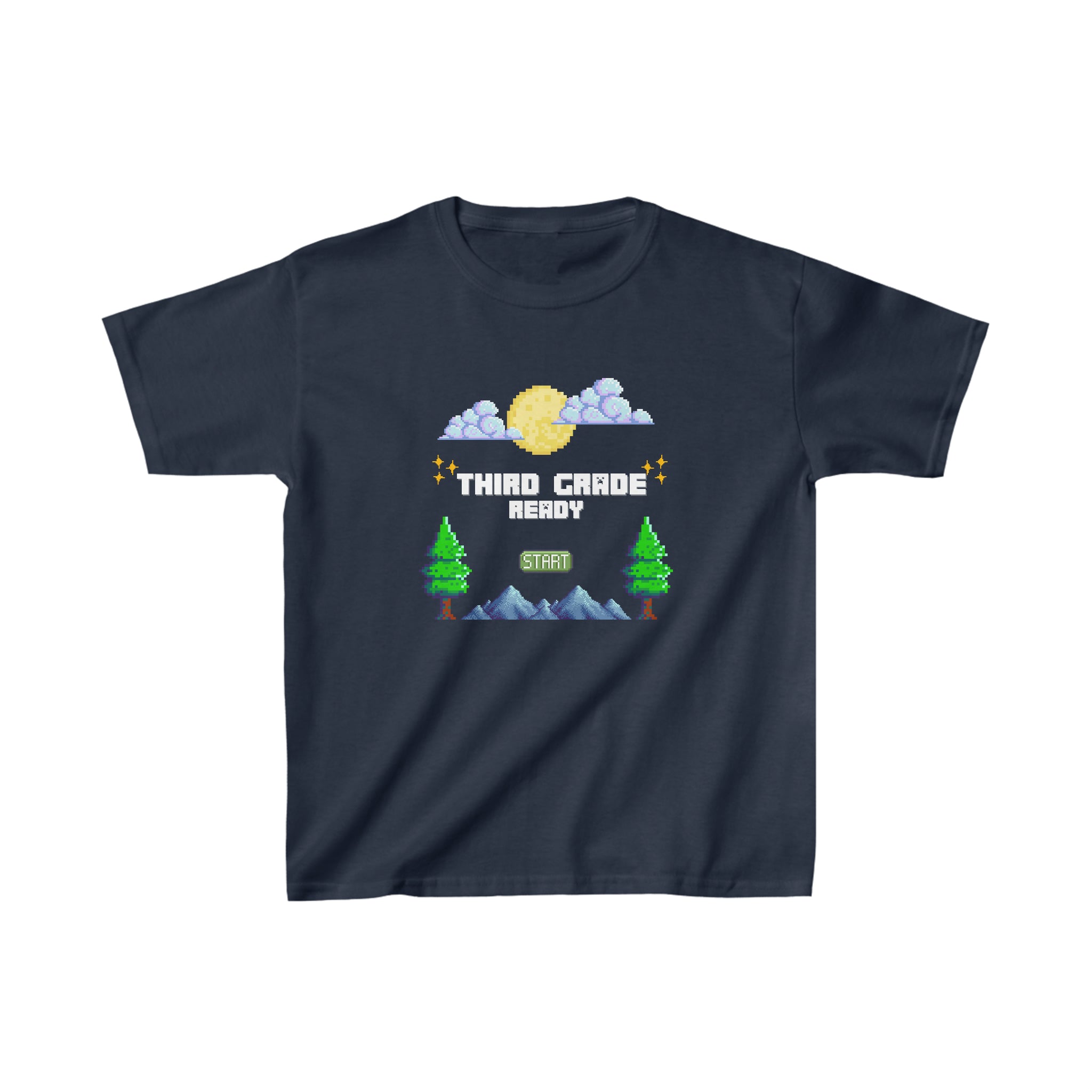 Third Grade Ready Pixel Shirt | Minecraft Kids Heavy Cotton™ Tee