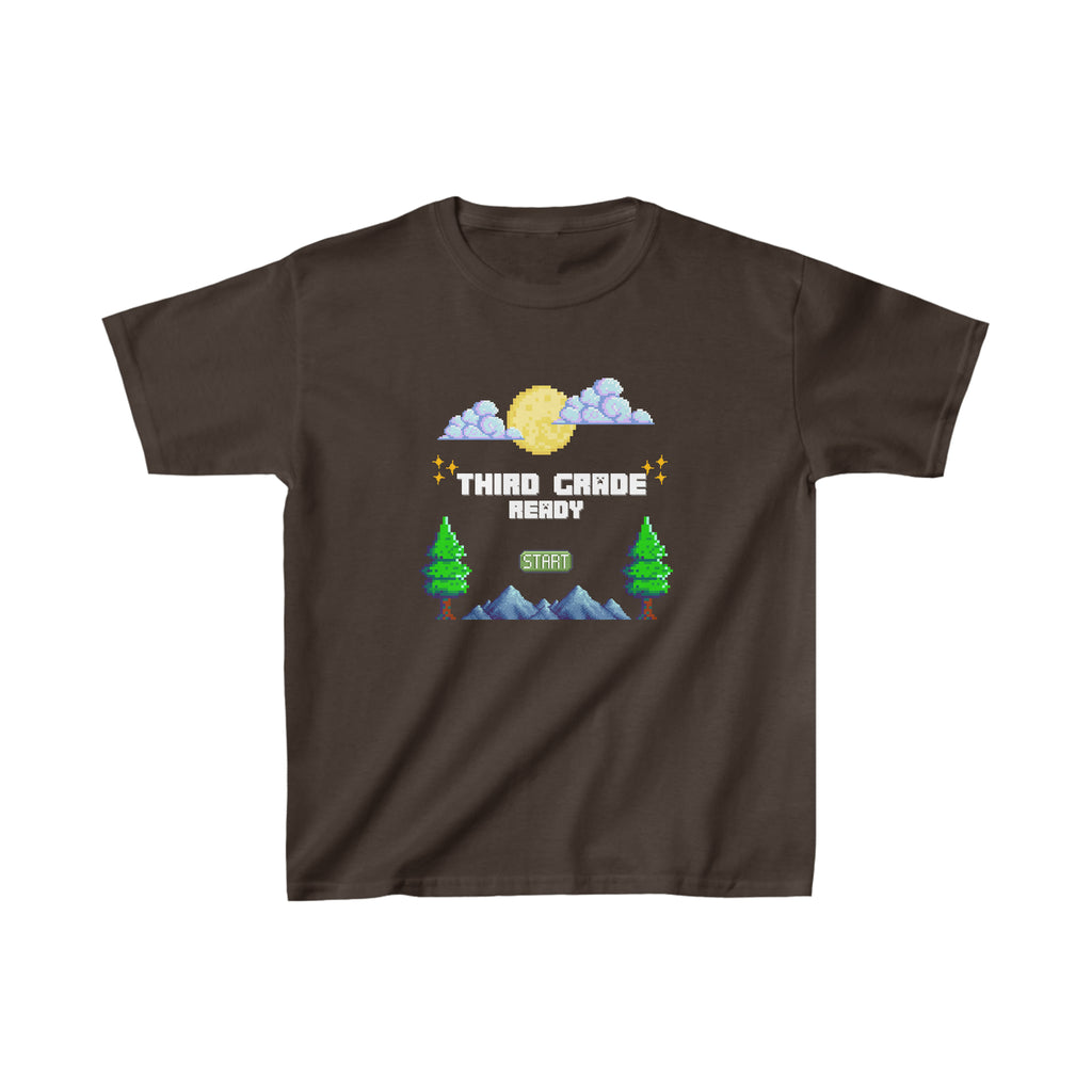 Third Grade Ready Pixel Shirt | Minecraft Kids Heavy Cotton™ Tee