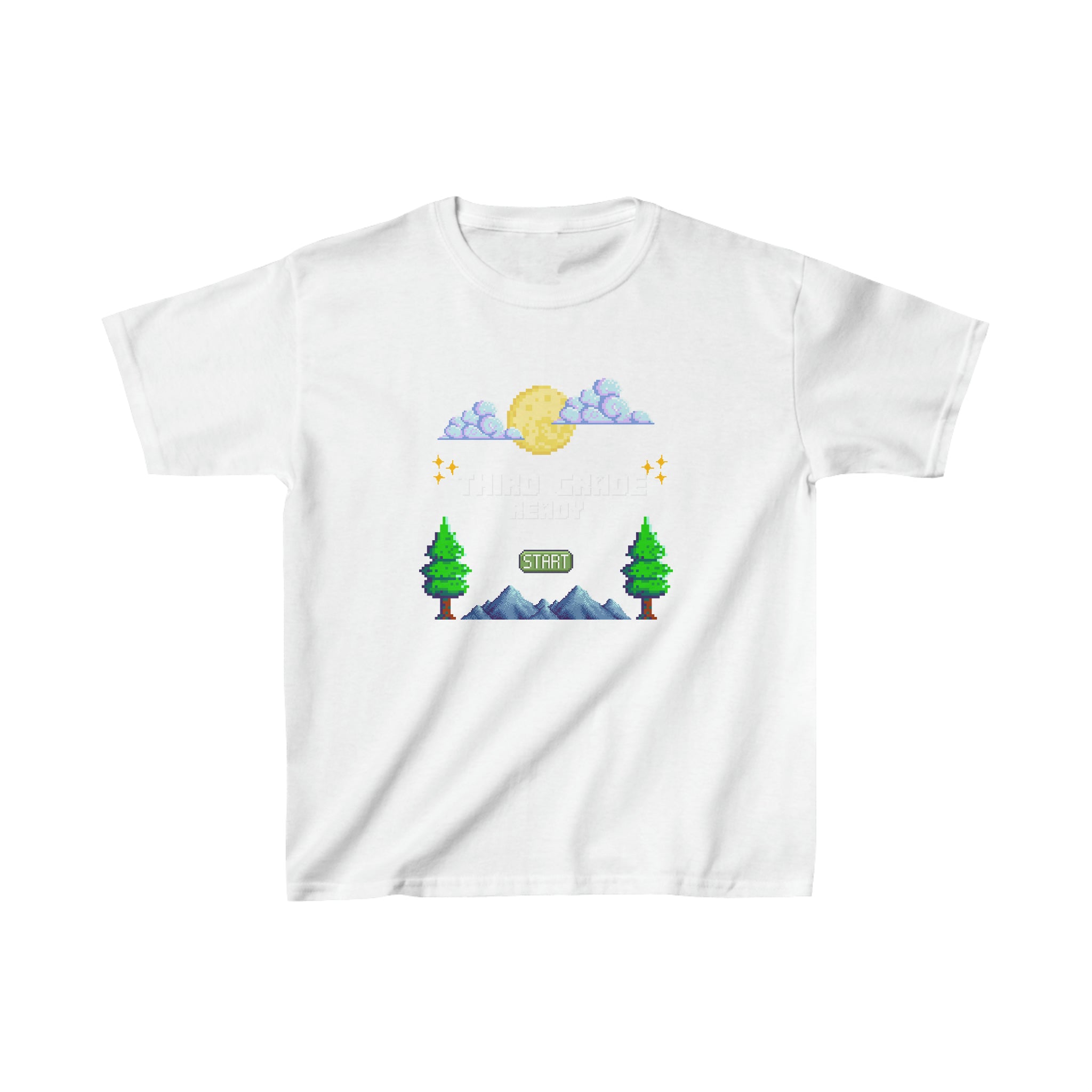 Third Grade Ready Pixel Shirt | Minecraft Kids Heavy Cotton™ Tee