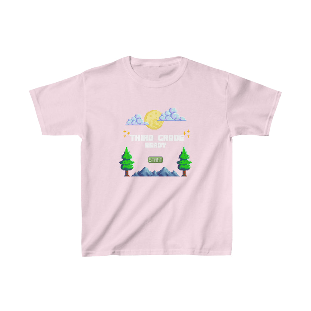 Third Grade Ready Pixel Shirt | Minecraft Kids Heavy Cotton™ Tee
