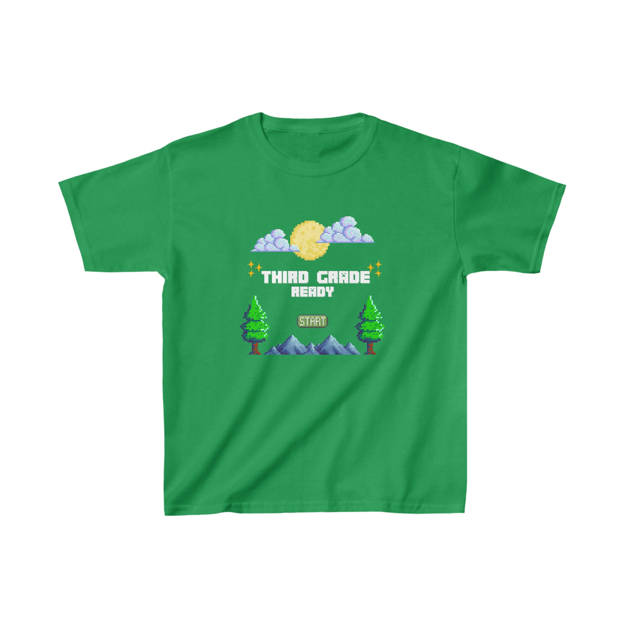 Third Grade Ready Pixel Shirt | Minecraft Kids Heavy Cotton™ Tee