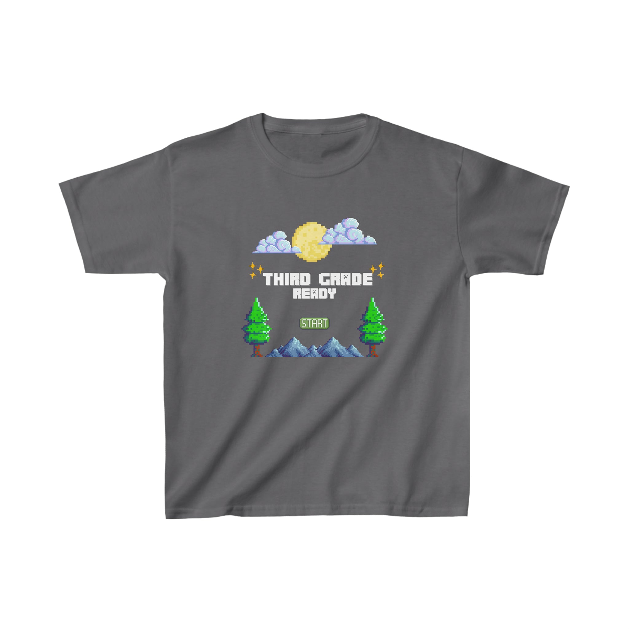Third Grade Ready Pixel Shirt | Minecraft Kids Heavy Cotton™ Tee