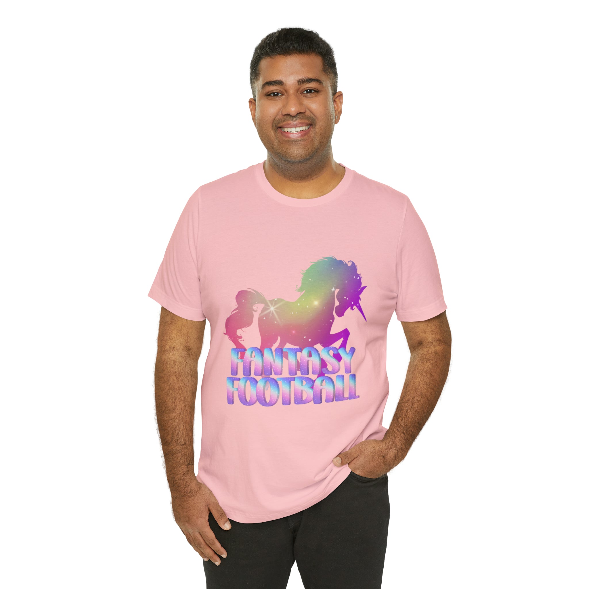 Fantasy Football Pink Shirt | Unicorn Fantasy Football Unisex T-Shirt