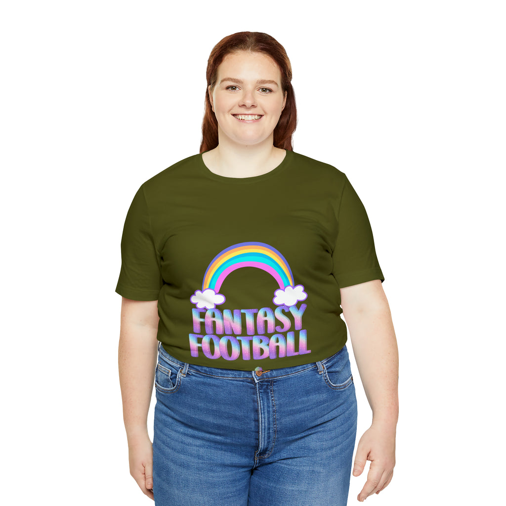 Cute Fantasy Football Shirt | Pink Cute Fantasy Football Unisex T-Shirt
